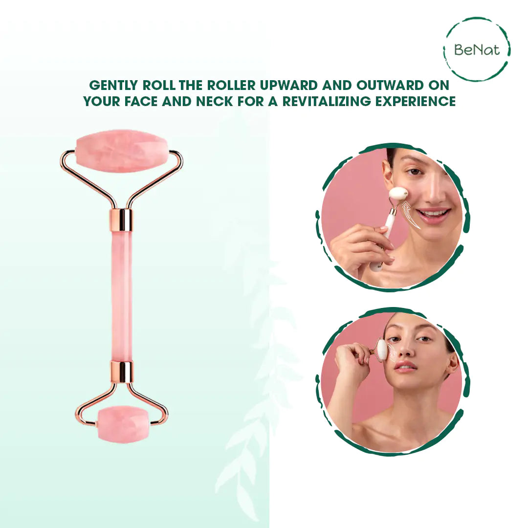 Rose Quartz Face Roller skincare ritual