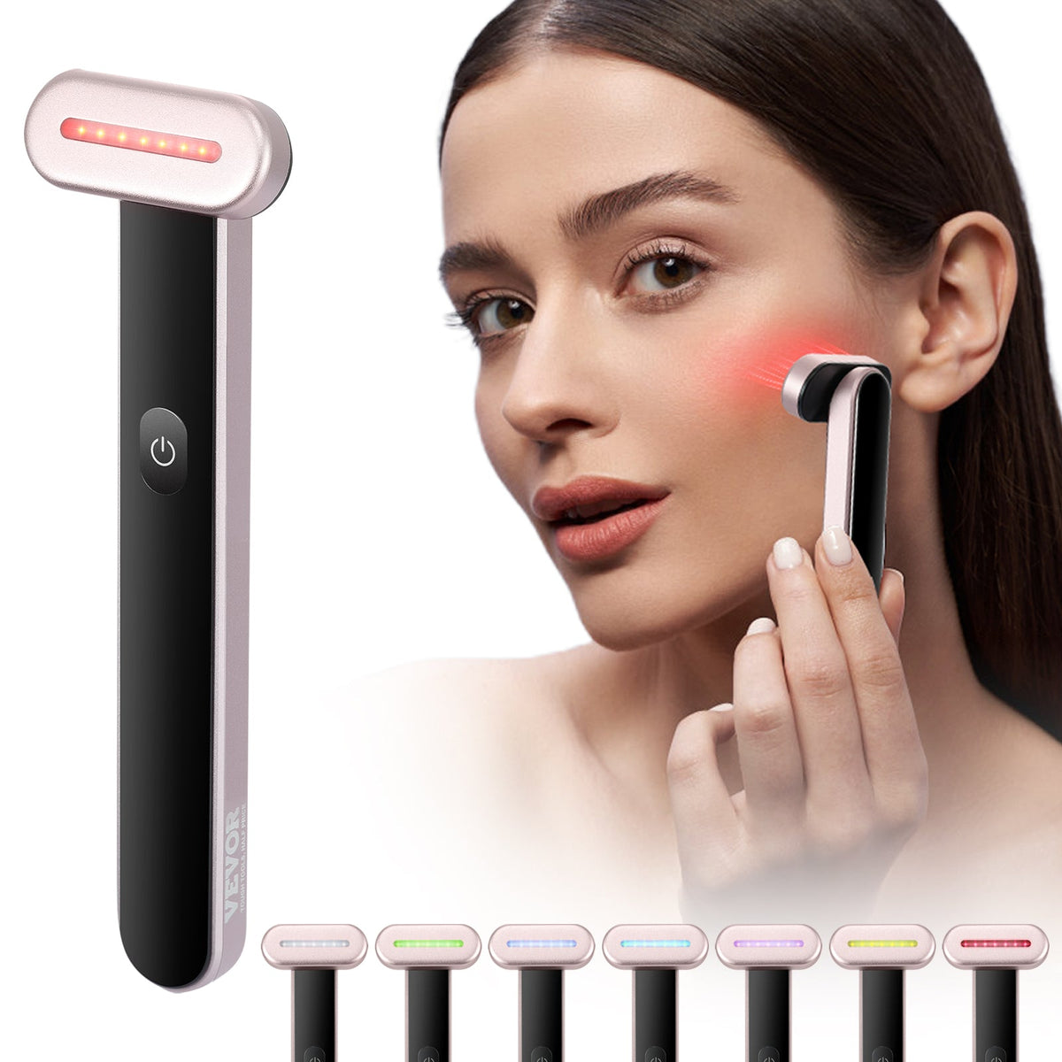 Radiance Revive LED Sculpting Wand with 7 light colors and vibration massage