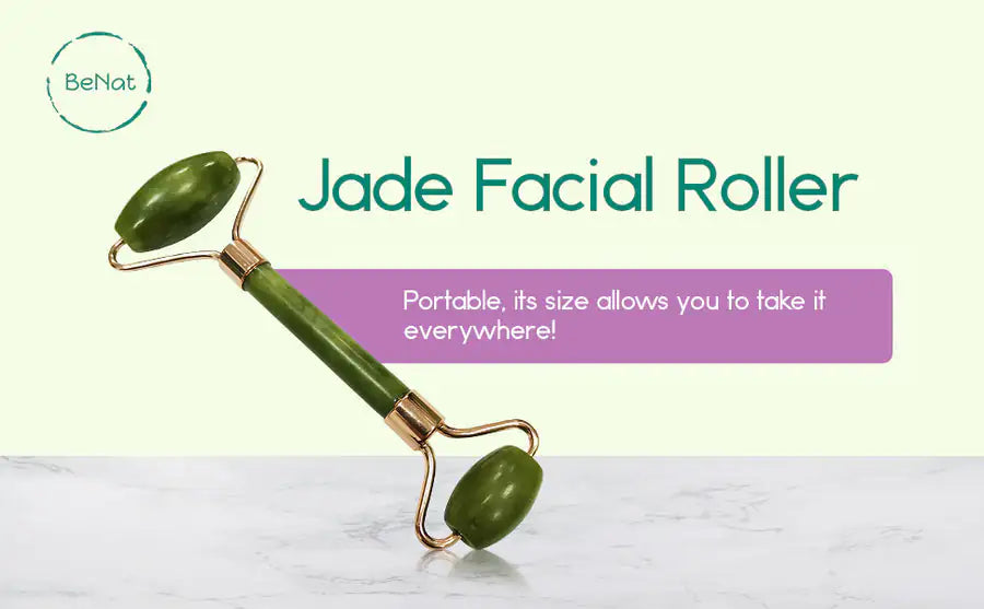 Jade facial roller