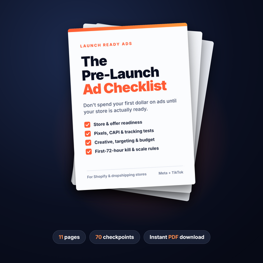 Pre-Launch Ad Checklist